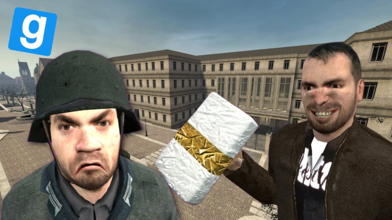 Я потроллил нацистов из Gmod WW2 RP, бросив в них кокаин