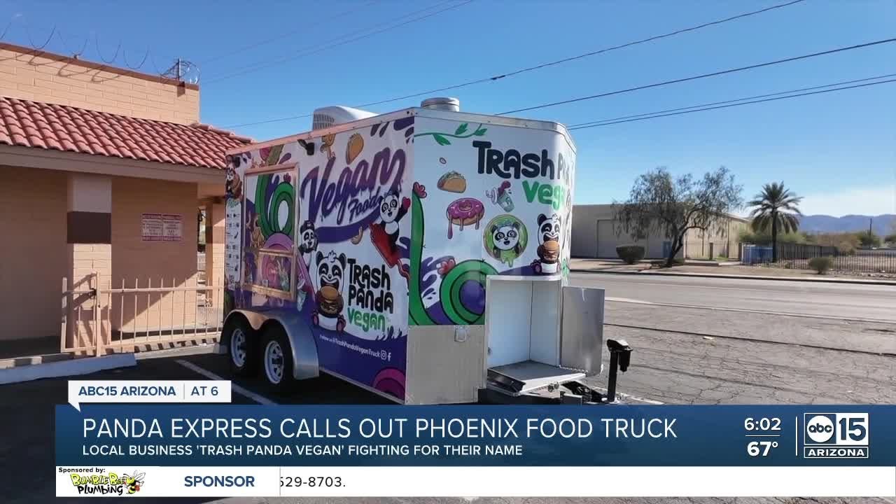 Panda Express files complaint against Valley food truck Trash Panda Vegan over its name