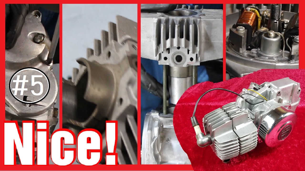 Teil 5 |  Puch Maxi Motor Finish | Überholter Zylinder, Kupplungsdeckel, Zündung,...
