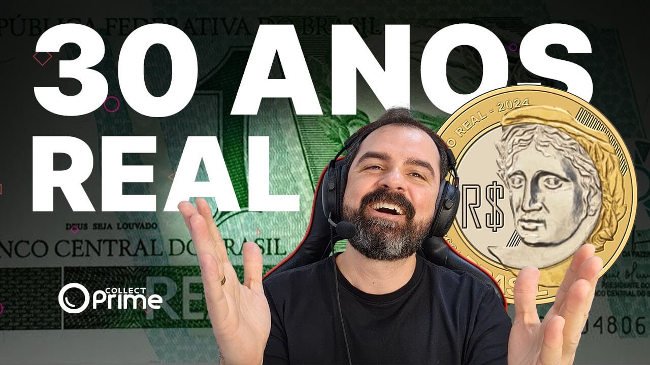 CHEGOU!!! Moeda dos 30 anos do Real