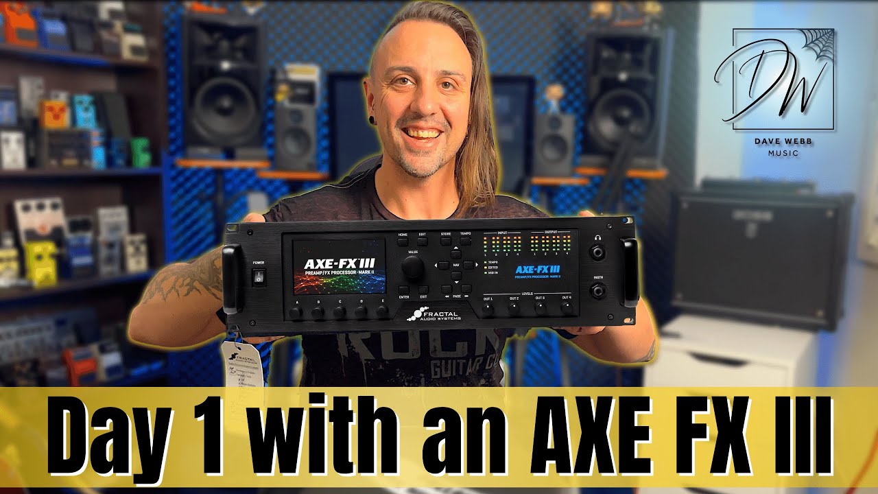 Распаковка AXE FX III MK2 — Краткое руководство — Первые впечатления