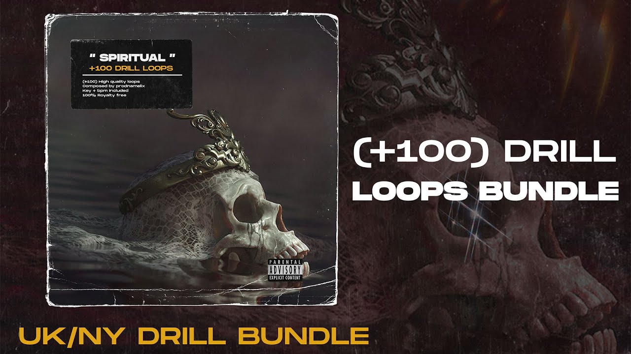 [+100] UK/NY DRILL LOOP KIT BUNDLE 2023 (VOCAL, DARK, 808 MELO, POP SMOKE) | DRILL LOOPS BUNDLE