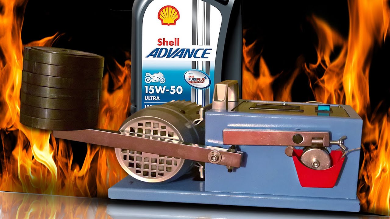 Shell Advance 4t Ultra 15W50 Тест моторного масла 100°C Питер Тестер