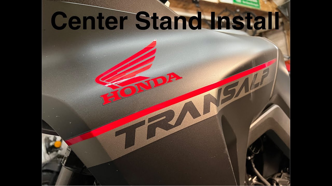 2024 Honda Transalp Center Stand Install