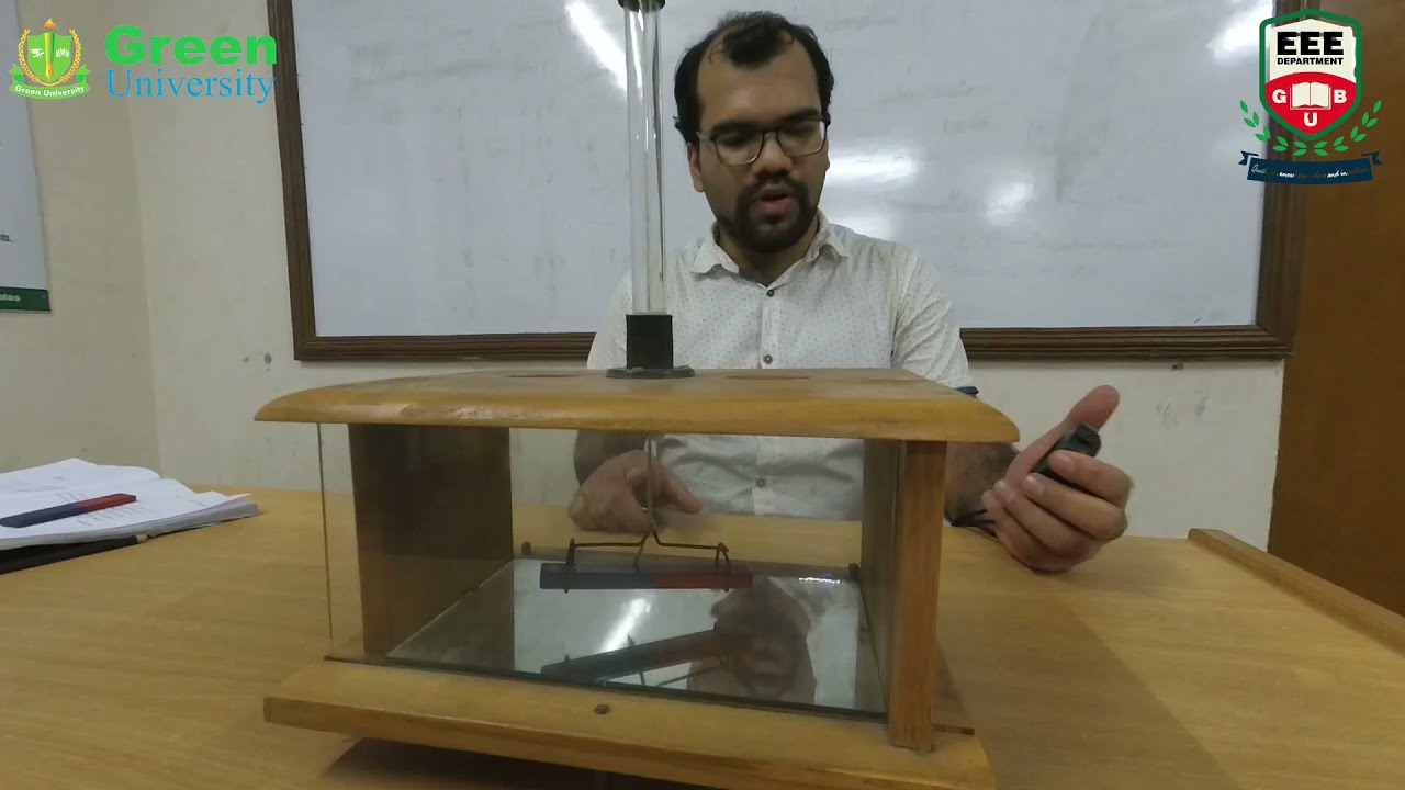 PHY 104 | Физическая лаборатория | Exp-07 | Определение горизонтальной составляющей магнитного по...