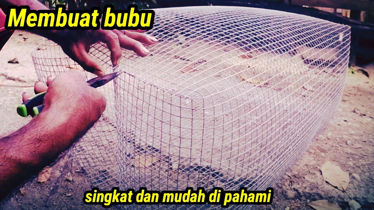 Cara membuat bubu ikan, DIY Tutorial Amazing Fish Trap, Part-1