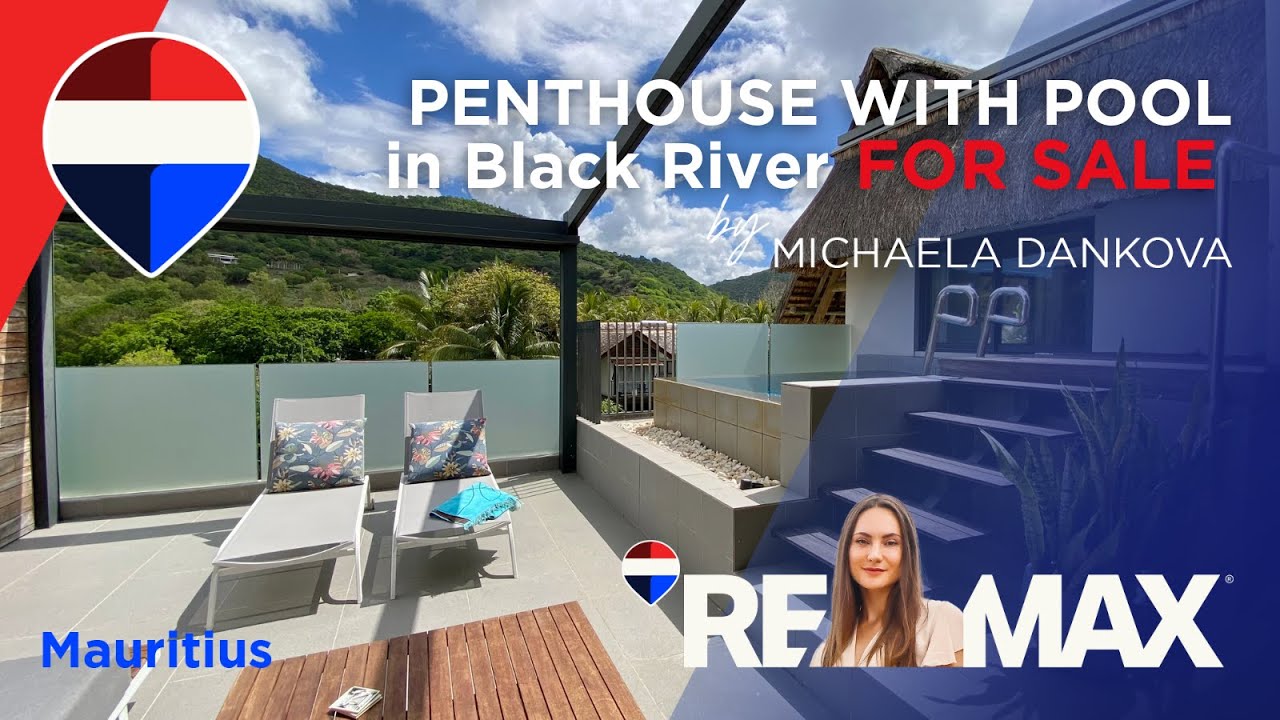 Prime Penthouse with Pool For Sale📍 Marina, Black River 🌴 Mauritius