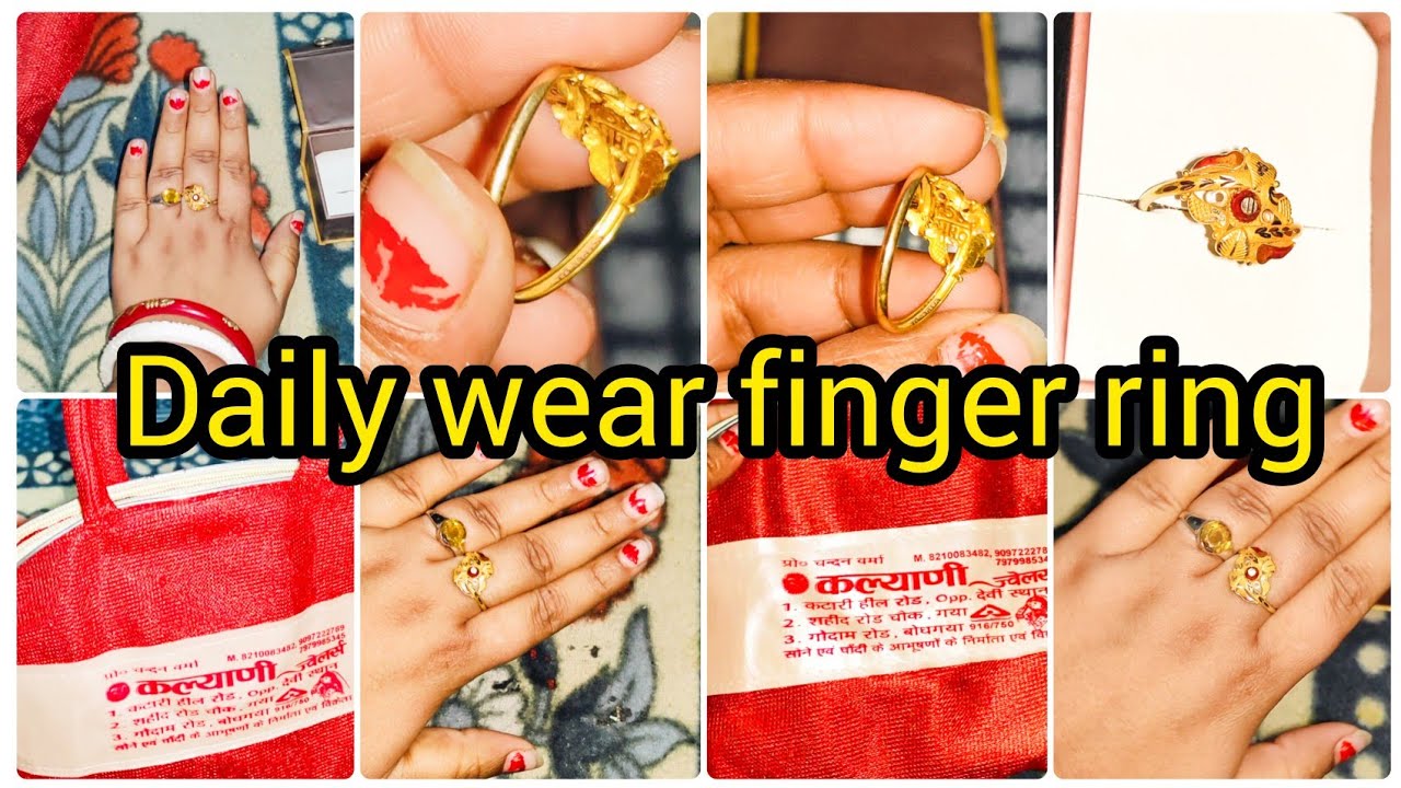 🤗1 gram gold ring || डेली उसे करने के लिए मैंने लिया सिंपल सा एक 💍|| 🪙 GOLD RING