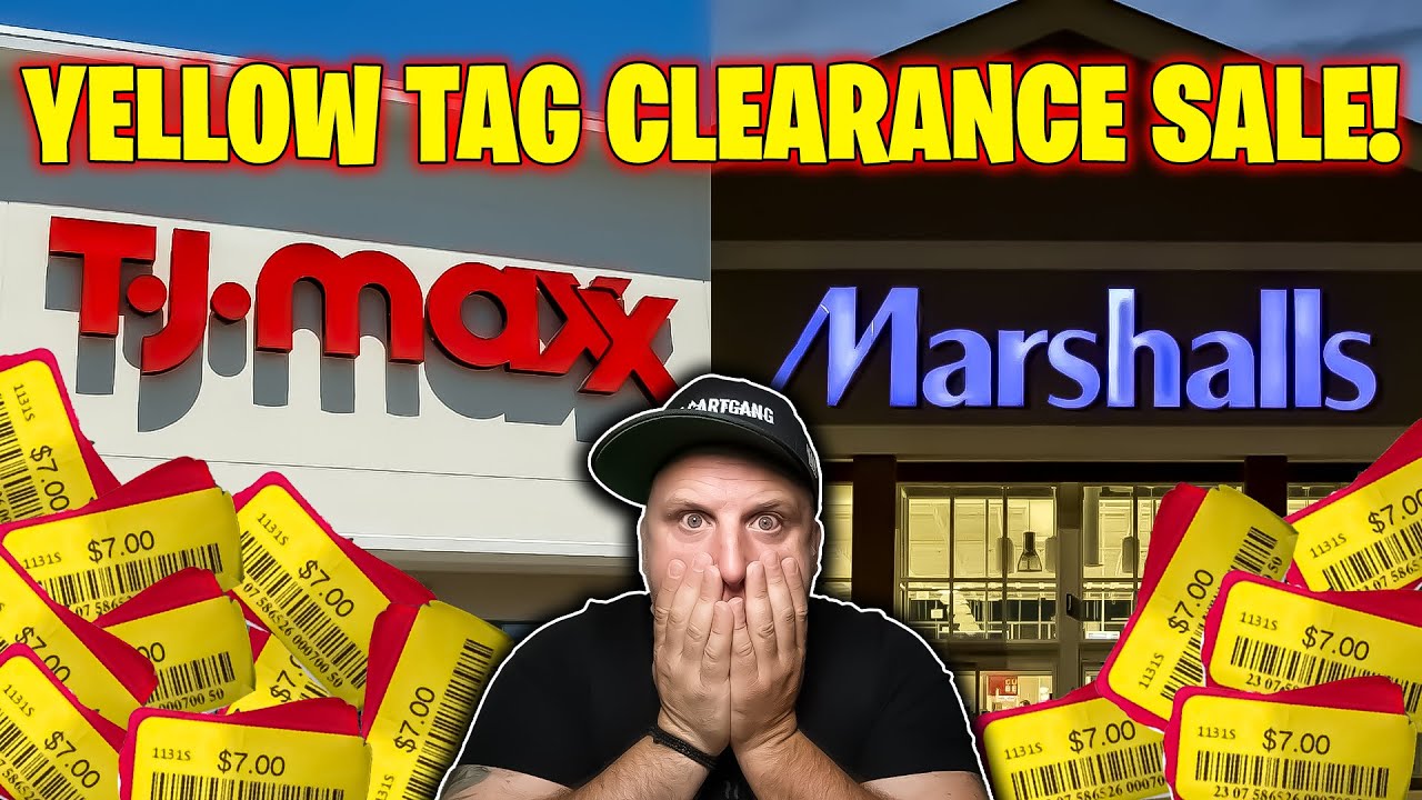 🔥 MASSIVE 🔥 TJ MAXX AND MARSHALLS YELLOW TAG CLEARANCE EVENT!
