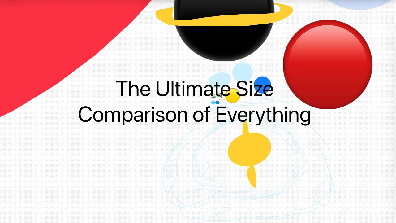 The Ultimate Size Comparison of Everything (7 Minutes)