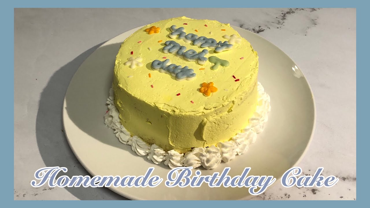 【おうちカフェ】【홈카페】かわいいケーキがないから自分で作ってみたよ🍰💛