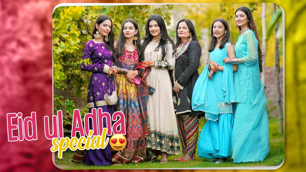 BAKRA EID 2022 🐐 🐏 ♥️  | Iqra k mathy py mehndi lg gae 😱 | Fatima ka raan k sath shoot 🍖 😂