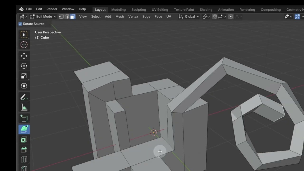 19.13 Extrude to Cursor
