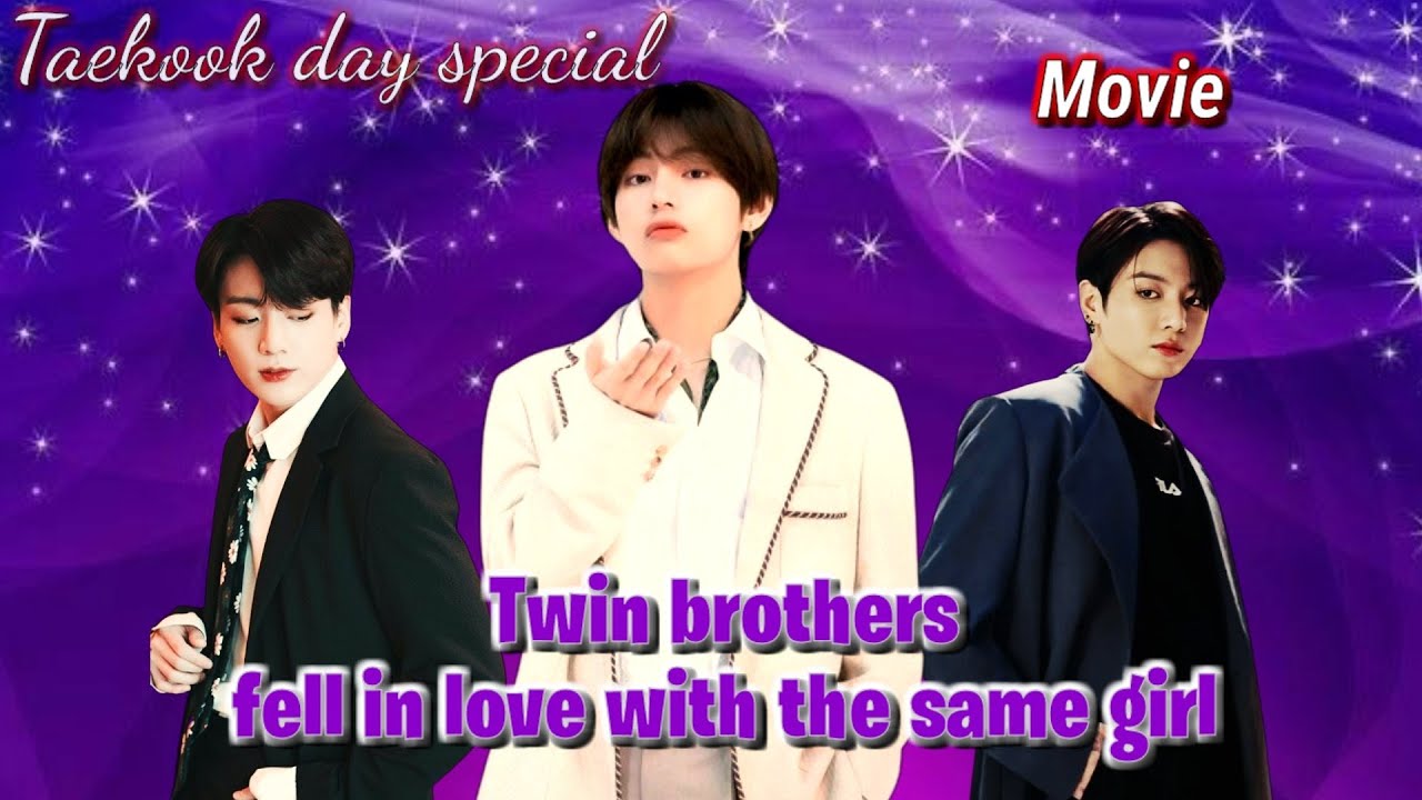 ❤️Twin brothers fell in love with the same girl❤️ Movie 🎥 Taekook day special 🎉 Hindi dubbing #btsff
