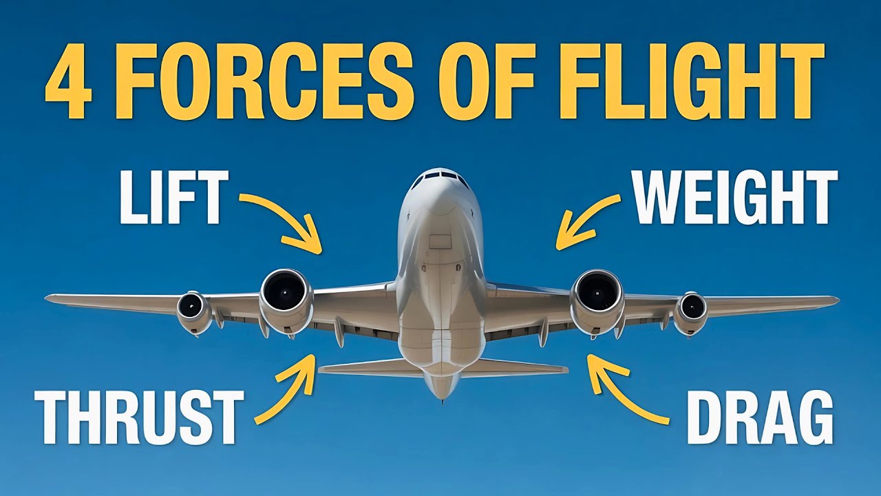 Principles of Flight: Lift, Weight, Thrust, Drag Explained Simply