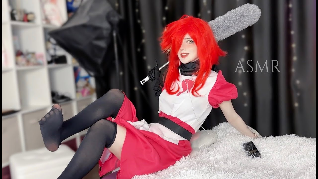 ☾♱ ASMR: Ниффти стрижет тебе волосы | Ролевая игра в косплей по Hazbin Hotel