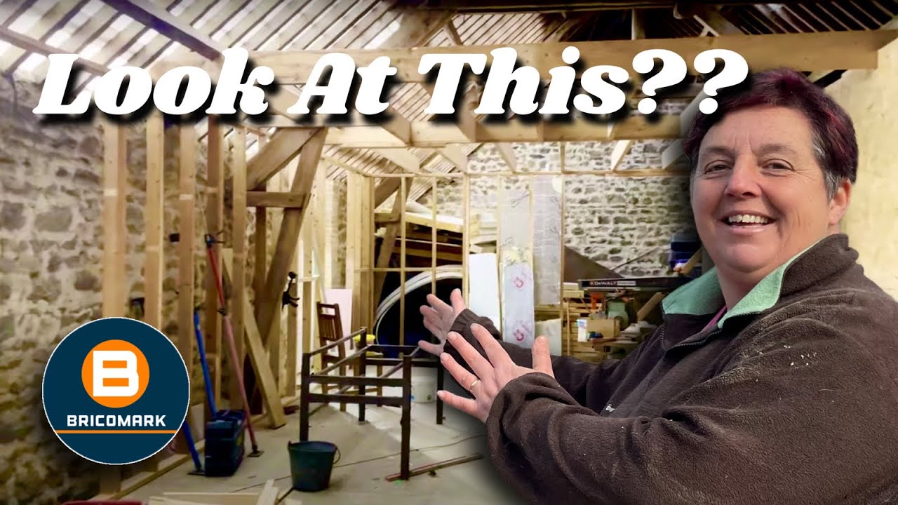 Transforming Our French Barn Into A DREAM HOME: Step By Step Creating A New ROOM: #25