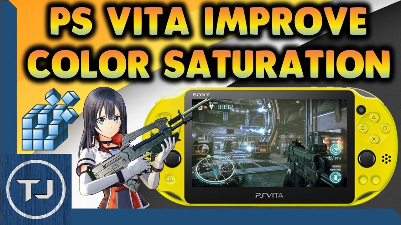 PS Vita Improve Screen Color Saturation & Sharpness!