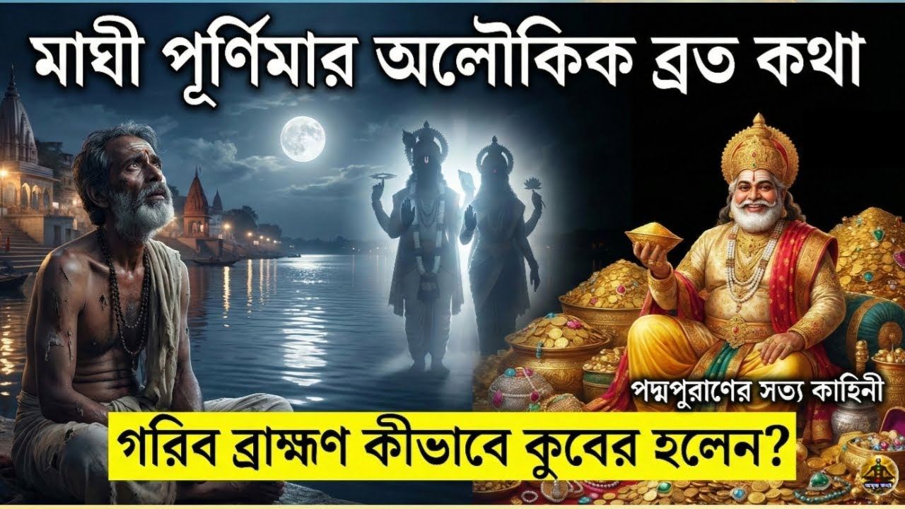 মাঘী পূর্ণিমার অলৌকিক ব্রতকথা - আজ একবার হলেও শুনুন | ভাগ্য বদলাতে বাধ্য | Maghi Purnima 2026