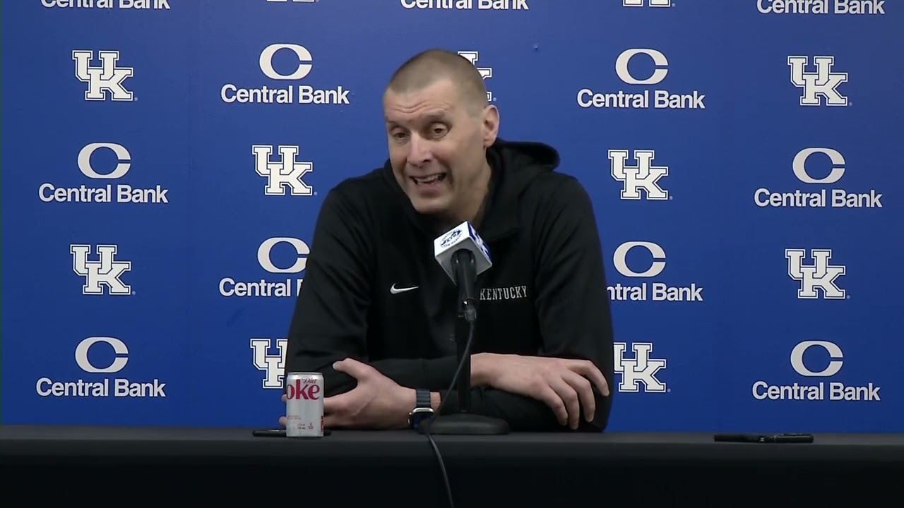 Mark Pope Previews Kentucky Basketball Game vs Florida