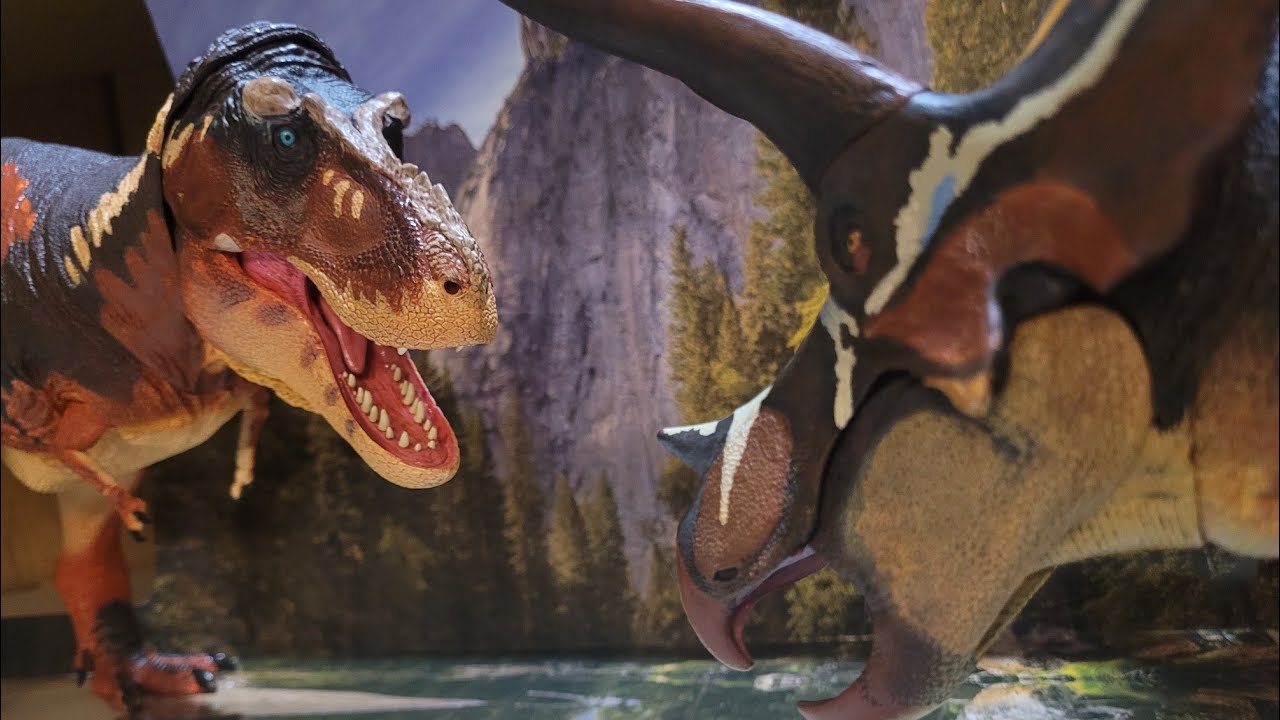 (Beast of the mesozoic) Battle at Hell Creek (SHORT FILM) Tyrannosaurus Rex vs Triceratops