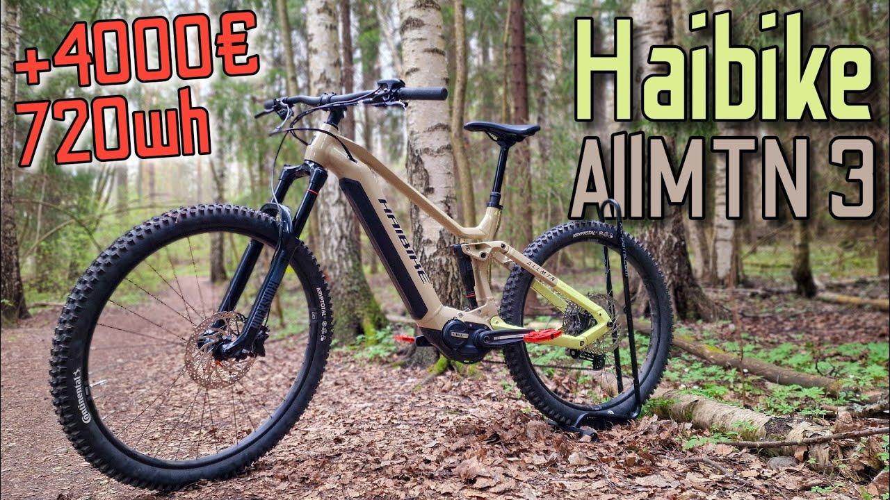 Testissä suosittu 4000€ täysjousitettu sähköpyörä Haibike Allmtn 3