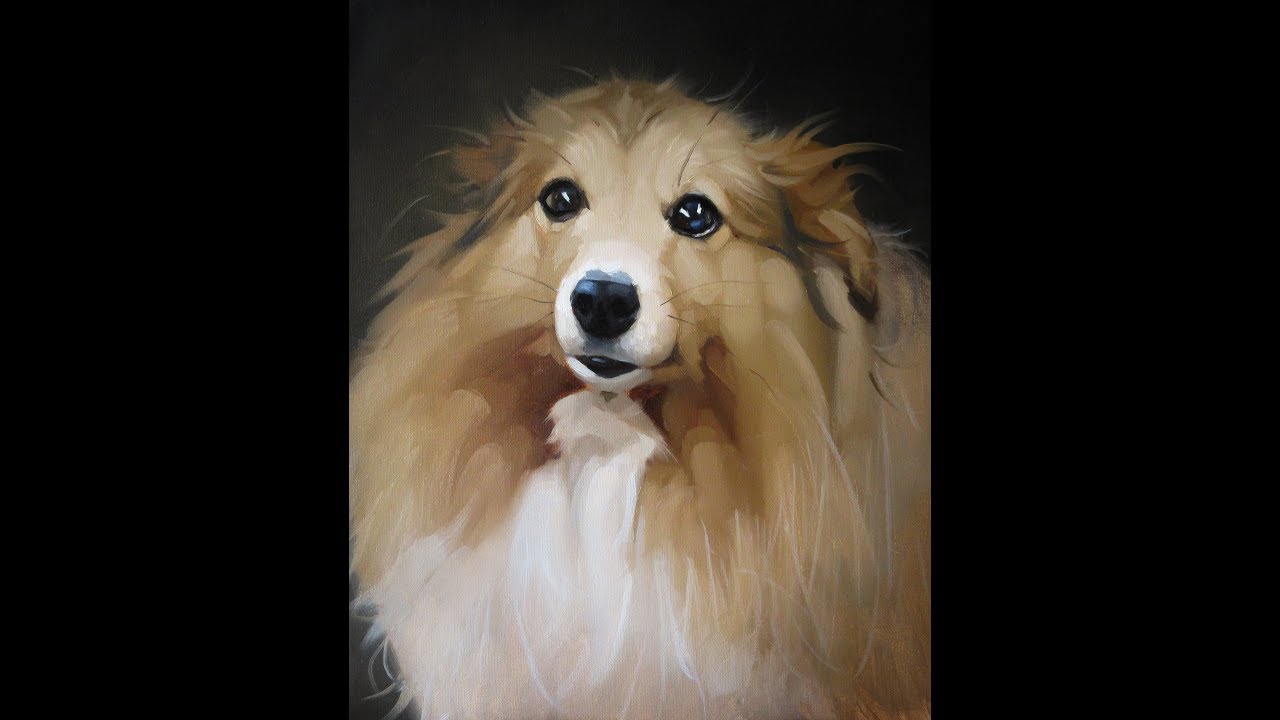 Painting Honey - Pet Portrait Tutorial - Alla Prima