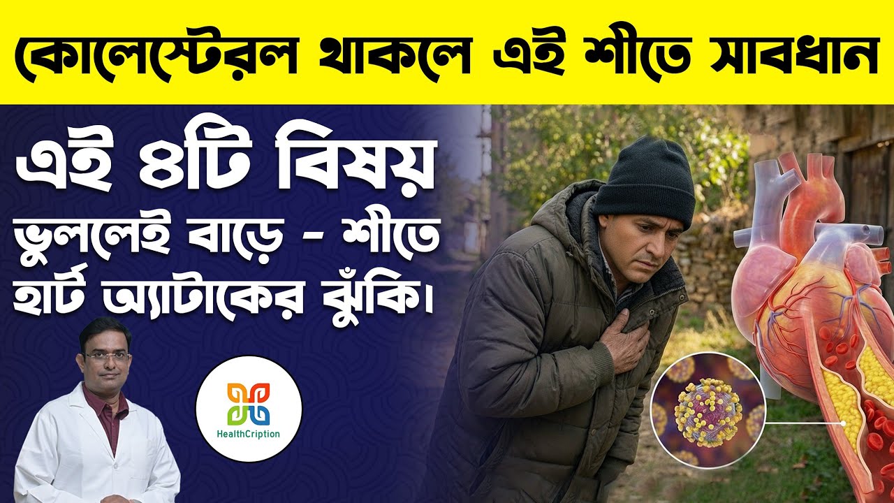 কোলেস্টেরল থাকলে অবশ্যই এই নিয়ম মেনে চলুন,  না হলে বাড়তে পারে হার্ট অ্যাটাকের ঝুঁকি। heart attack.