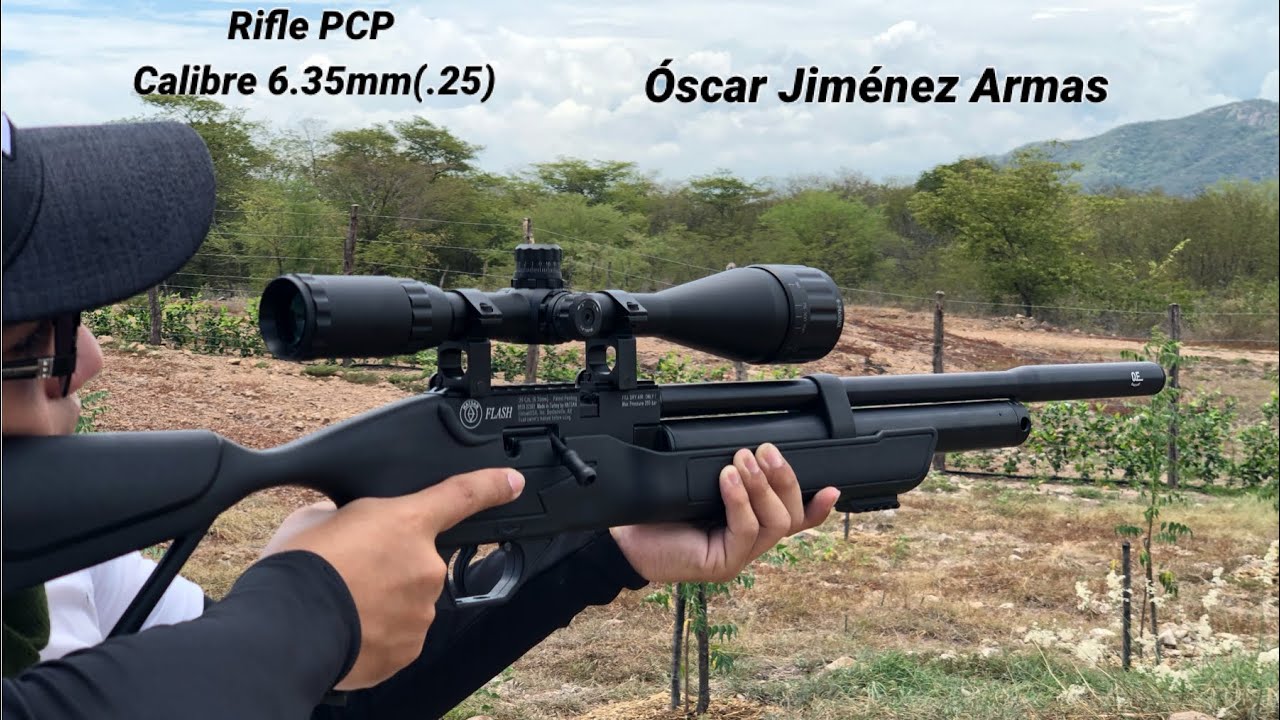 Prueba Rifle Hatsan Flash QE PCP cal 6.35mm .25