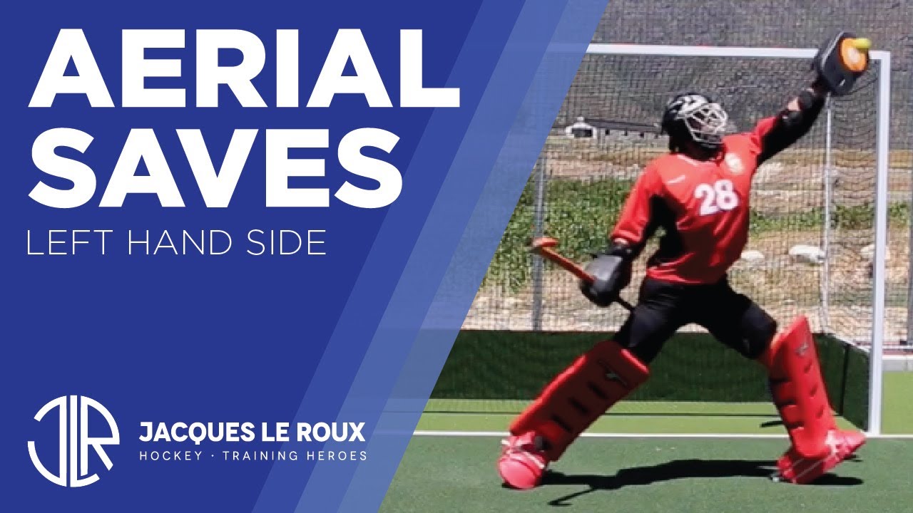 Field Hockey Goalie - Part 3: Aerial saves to the Left (Glove saves)