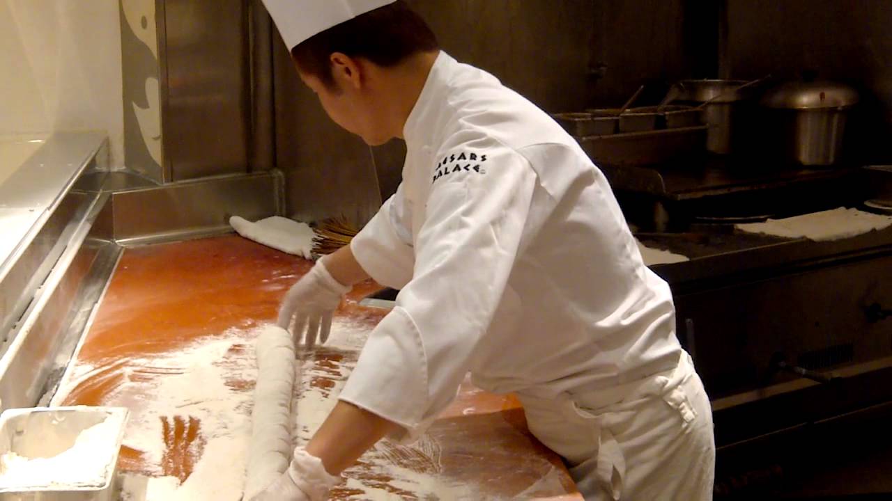 Beijing Noodle No. 9 Chef's Handmade Noodles Live At Caesars Palace Las Vegas