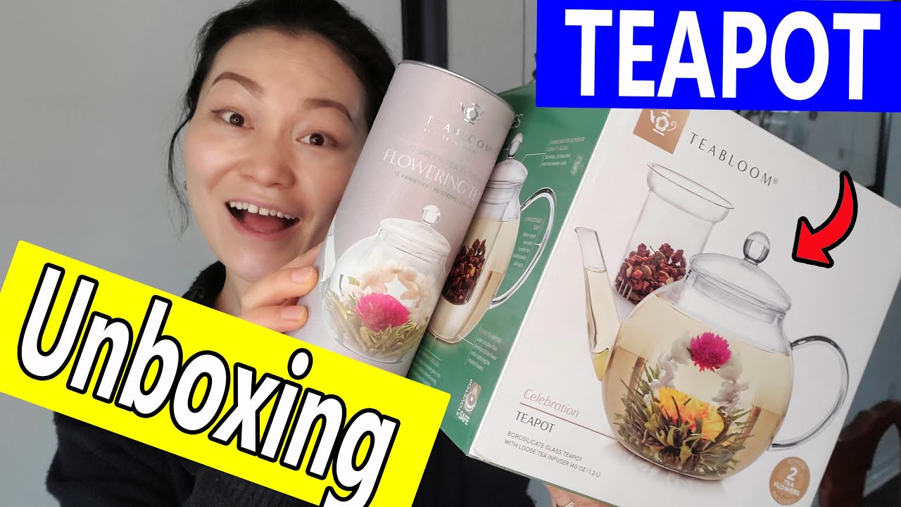 Best Glass Teapot Unboxing - Teabloom is Popular on Amazon!