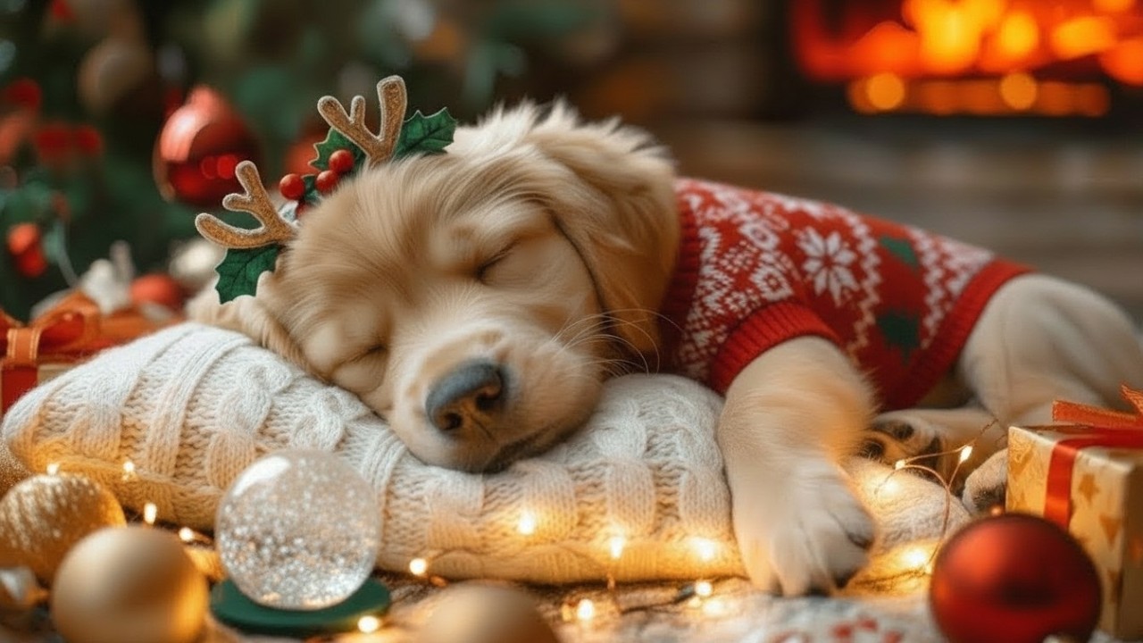 24 Hours of Relaxing Music🐶Deep Sleep Puppy Calm Music🐶🎵Dog Separation Anxiety Music #dogmusic