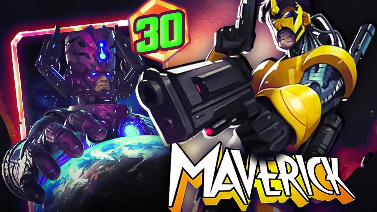 Get ready for a Galactus meta… Maverick is absolutely CRACKED in this deck!! 🤯