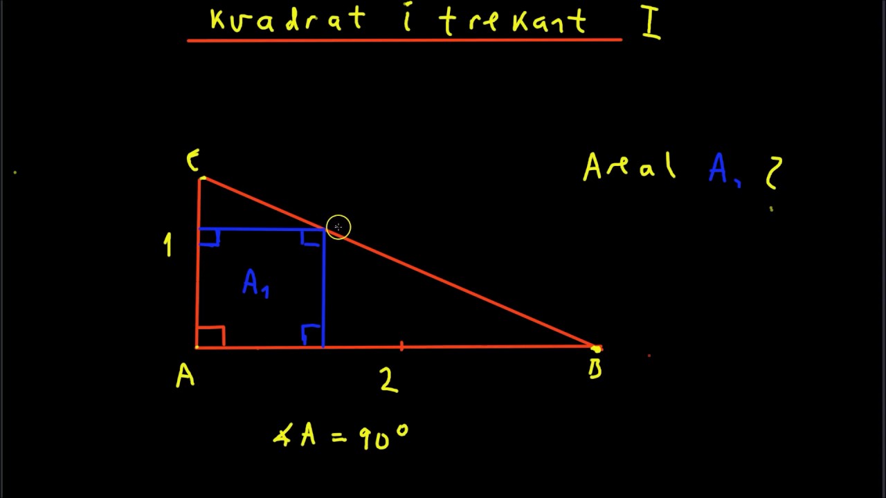 Kvadrat i trekant