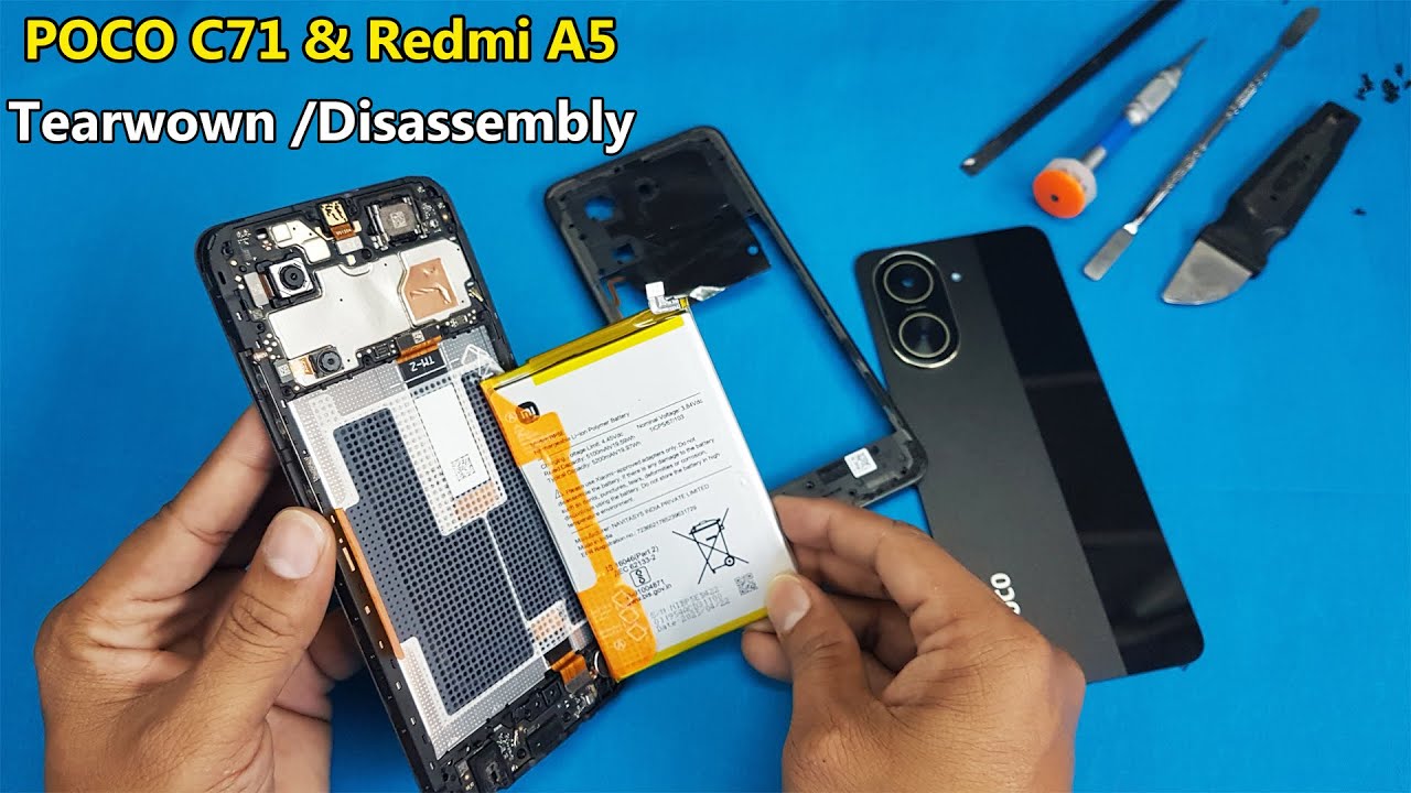 Redmi A5 / POCO C71 Teardown | POCO C71 & Redmi A5 Disassembly | How to open Redmi A5 Back Panel