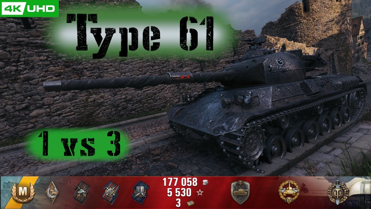 World of Tanks Type 61 Replay - 7 Kills 10.1K DMG(Patch 1.6.0)