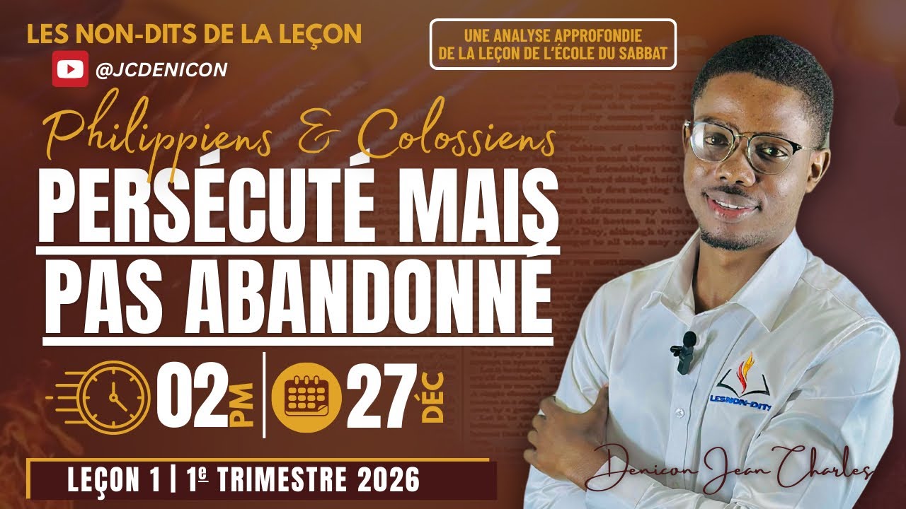 Les non-dits de la leçon 1: 