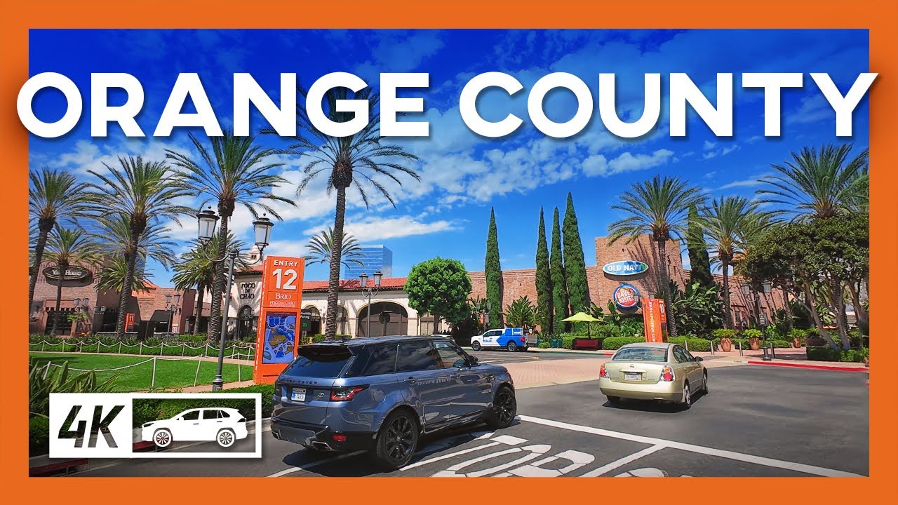 Relaxing Drive Orange County 4K: Irvine Spectrum, Rancho Santa Margarita, Mission Viejo, Lake Forest