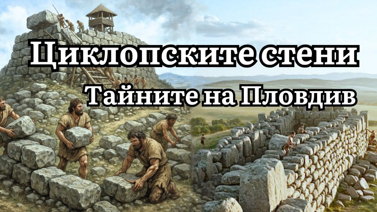 Тайните на циклопските стени на Небет тепе в Пловдив. The secrets of the Cyclopean walls in Plovdiv.