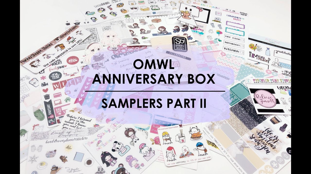 OnceMoreWithLove Year 2 Anniversary Box // Exclusive Samplers Part II