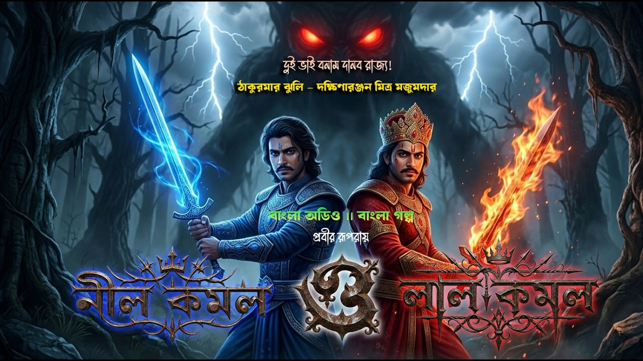 নীলকমল আর লালকমল | Two Brothers vs Demon Kingdom | Bengali Fairy Tale Story | Golper Jagat