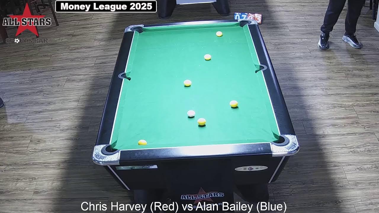 Allstars Weston Money League Chris Harvey V Alan Bailey