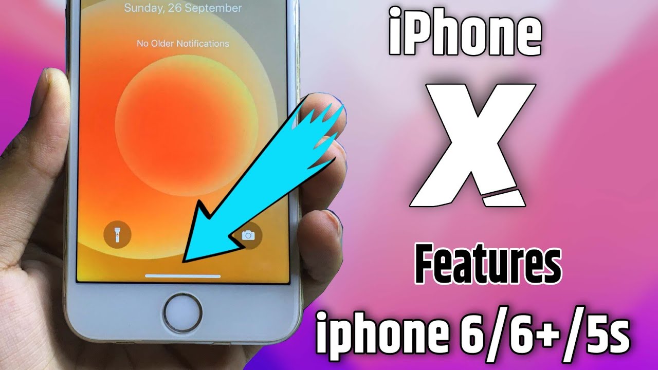 How To Get iPhone X Features On iPhone 6/6+/5s (ANY iPHONE) iPhone X Features in ios 12
