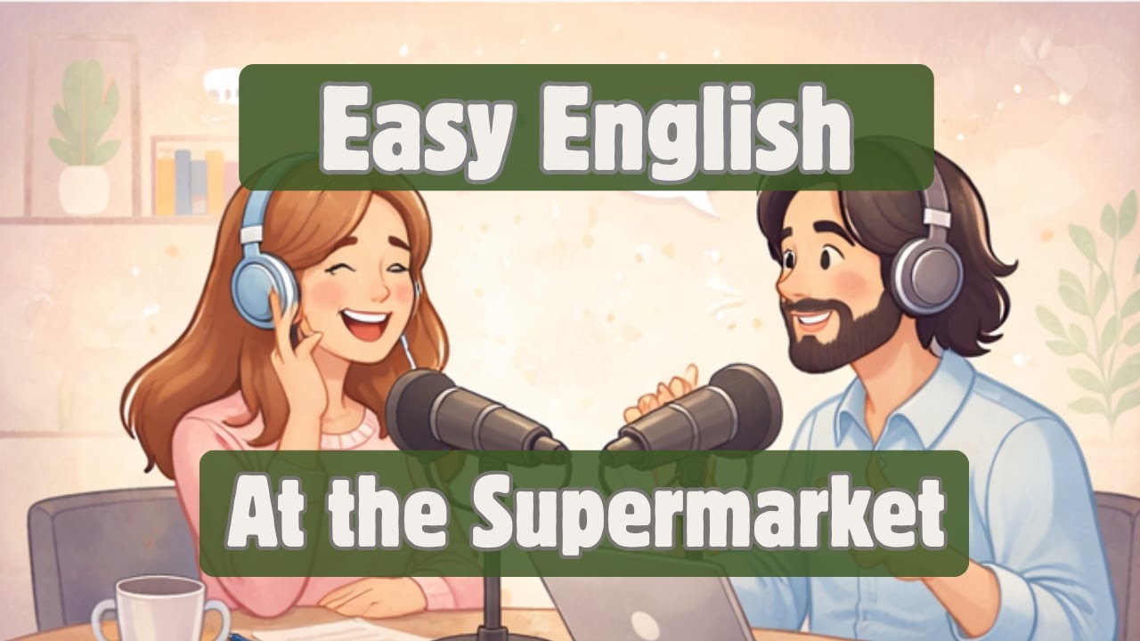Beginner English Listening Practice (A1–A2) | Coffee Shop & Supermarket