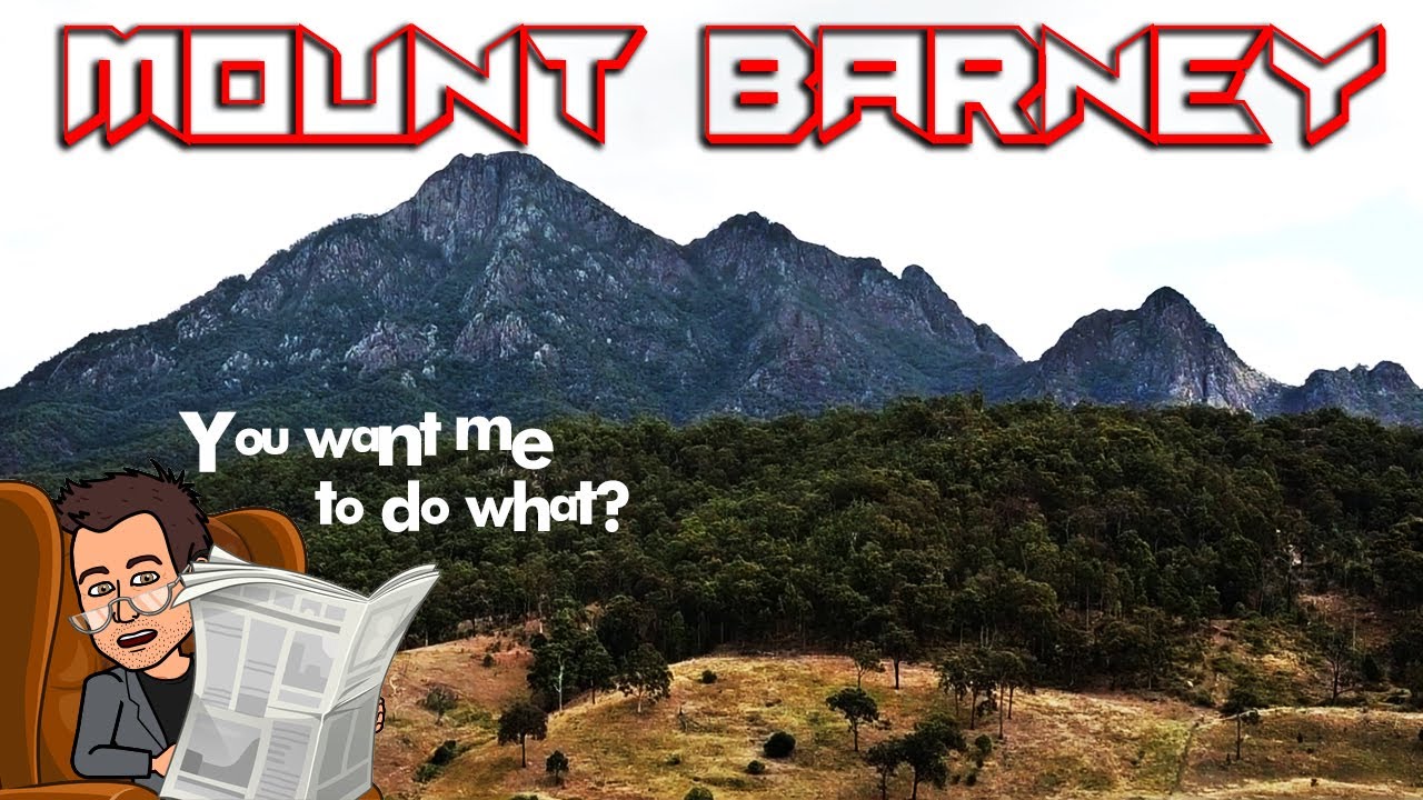Climbing Mount Barney Drone footage 2020 Aug 9th