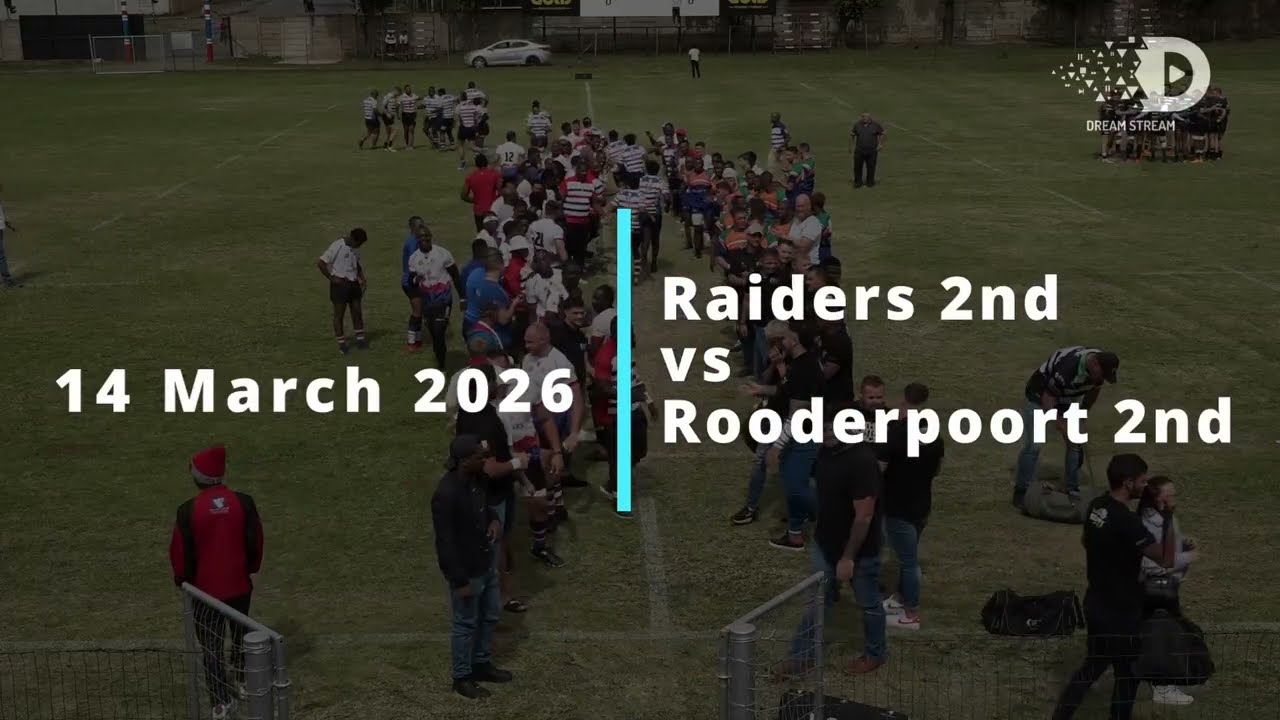 Raiders 2nd vs Rooderpoort 2nd   14 March 2026