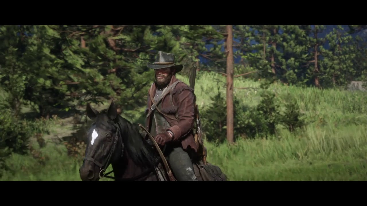 [Red Dead Redemption 2] a beautiful & cinematic horse riding scene