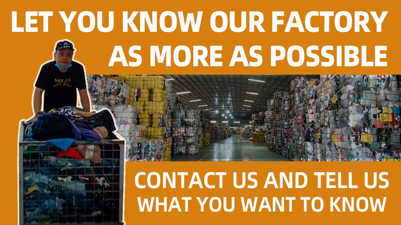 Used Clothes Buyers | How is the second-hand clothes business in Dubai? | Factory in China