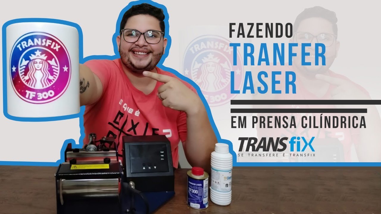 Fazendo Transfer Laser na Prensa Cilíndrica